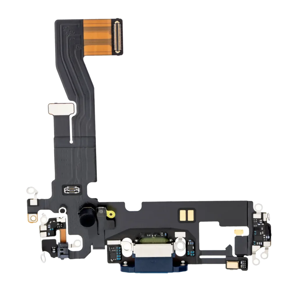 Charging Port Flex Cable For iPhone 12 Pro (Premium) (Pacific Blue)