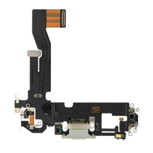 Charging Port Flex Cable For iPhone 12 Pro (Premium) (Silver)