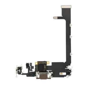 Charging Port Flex Cable With Board For iPhone 11 Pro Max (Premium) (Gold)