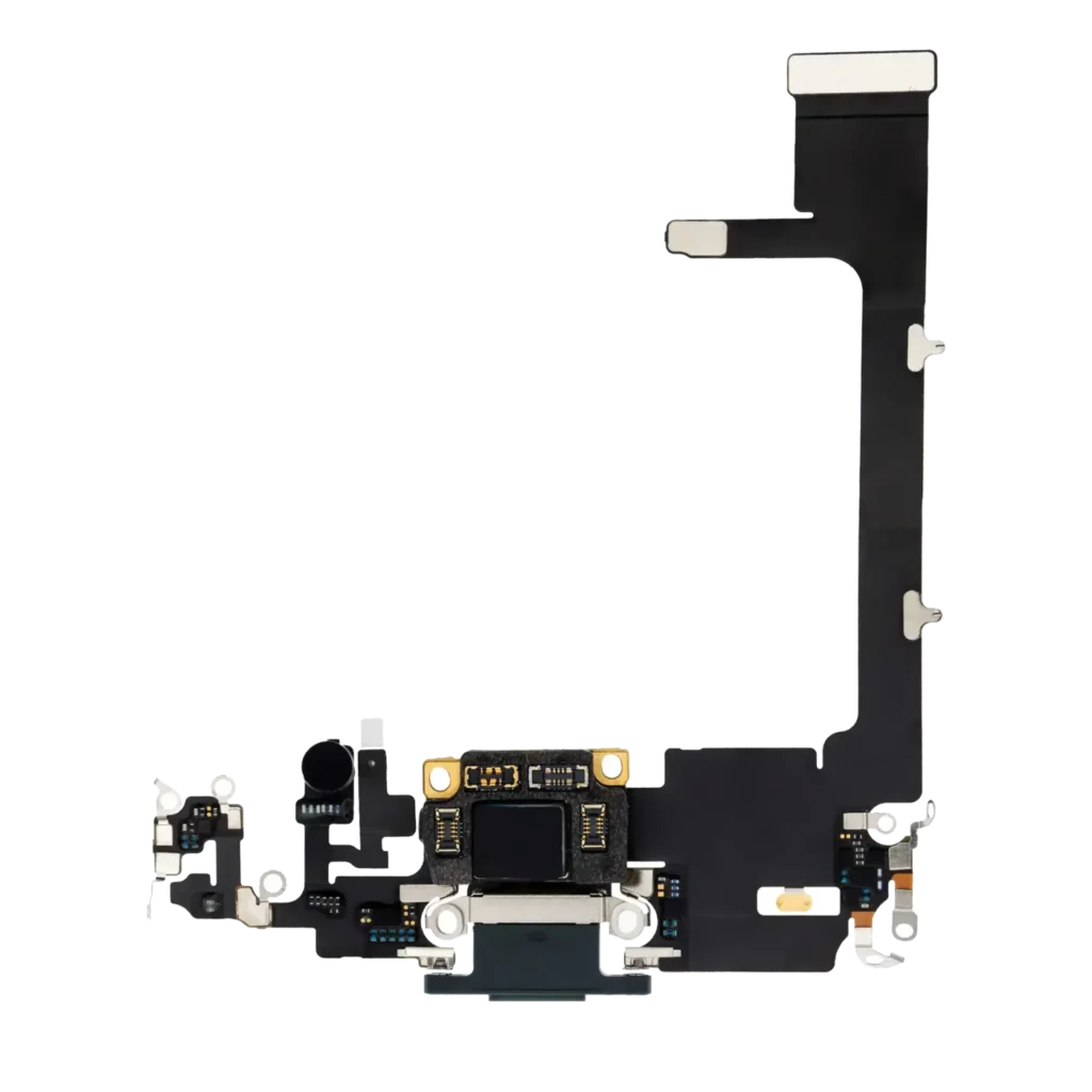 Charging Port Flex Cable With Board For iPhone 11 Pro (Premium) (Midnight Green)