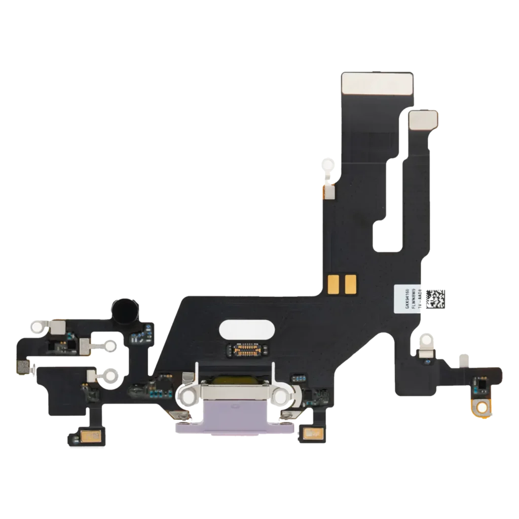 Charging Port Flex Cable For iPhone 11 (Premium) (Purple)