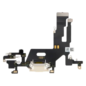 Charging Port Flex Cable For iPhone 11 (Premium) (White)
