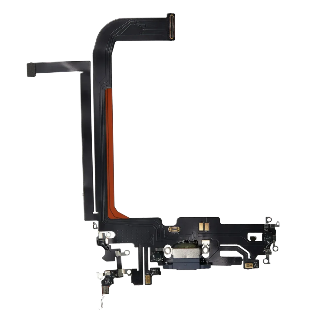Charging Port Flex Cable For iPhone 13 Pro Max (Aftermarket Plus) (Sierra Blue)
