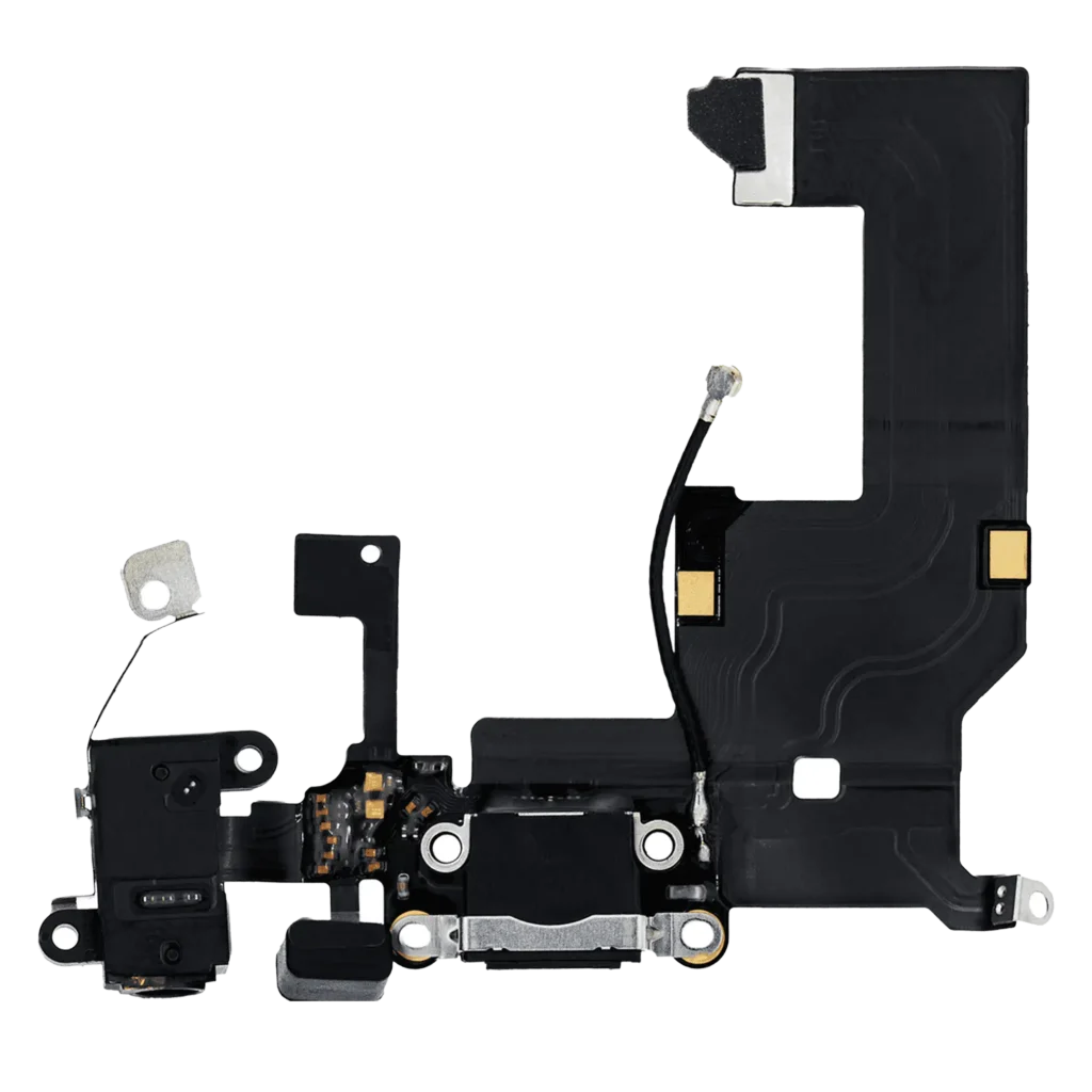 Charging Port Flex Cable For iPhone 5 (Space Gray)