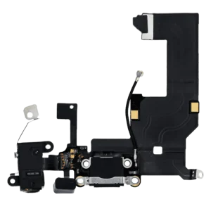 Charging Port Flex Cable For iPhone 5 (Space Gray)