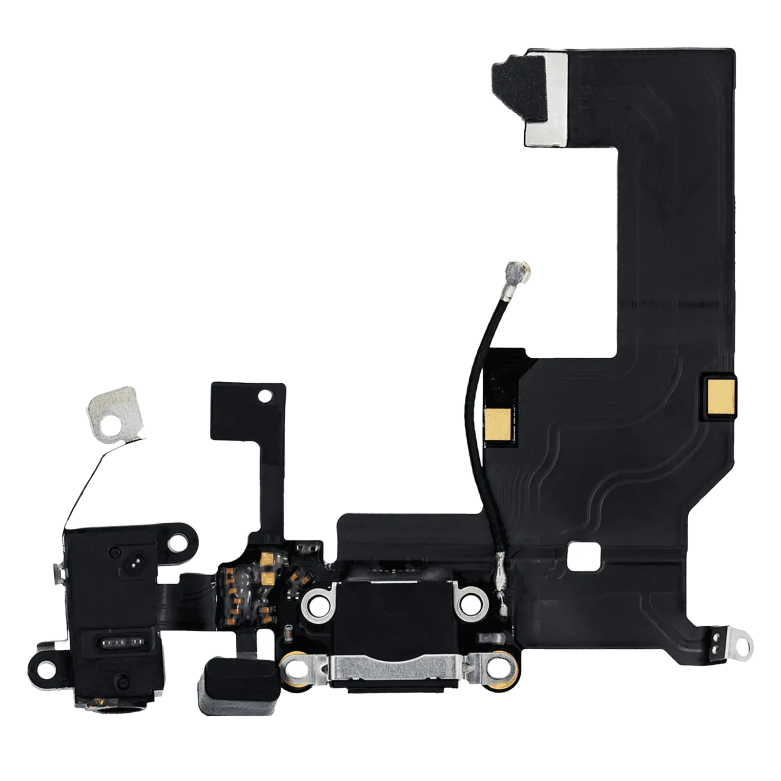 Charging Port Flex Cable For iPhone 5 (Space Gray)