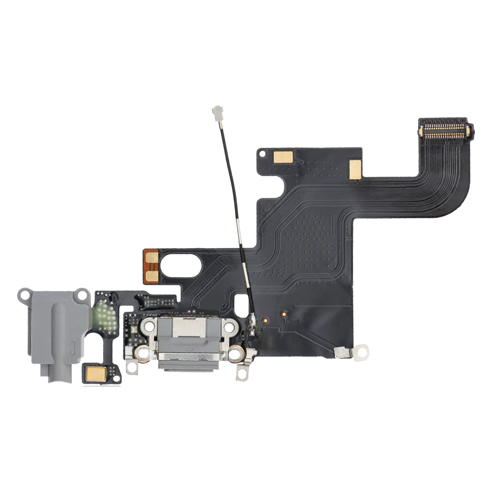 Charging Port Flex Cable For iPhone 6 (Premium) (Space Gray)