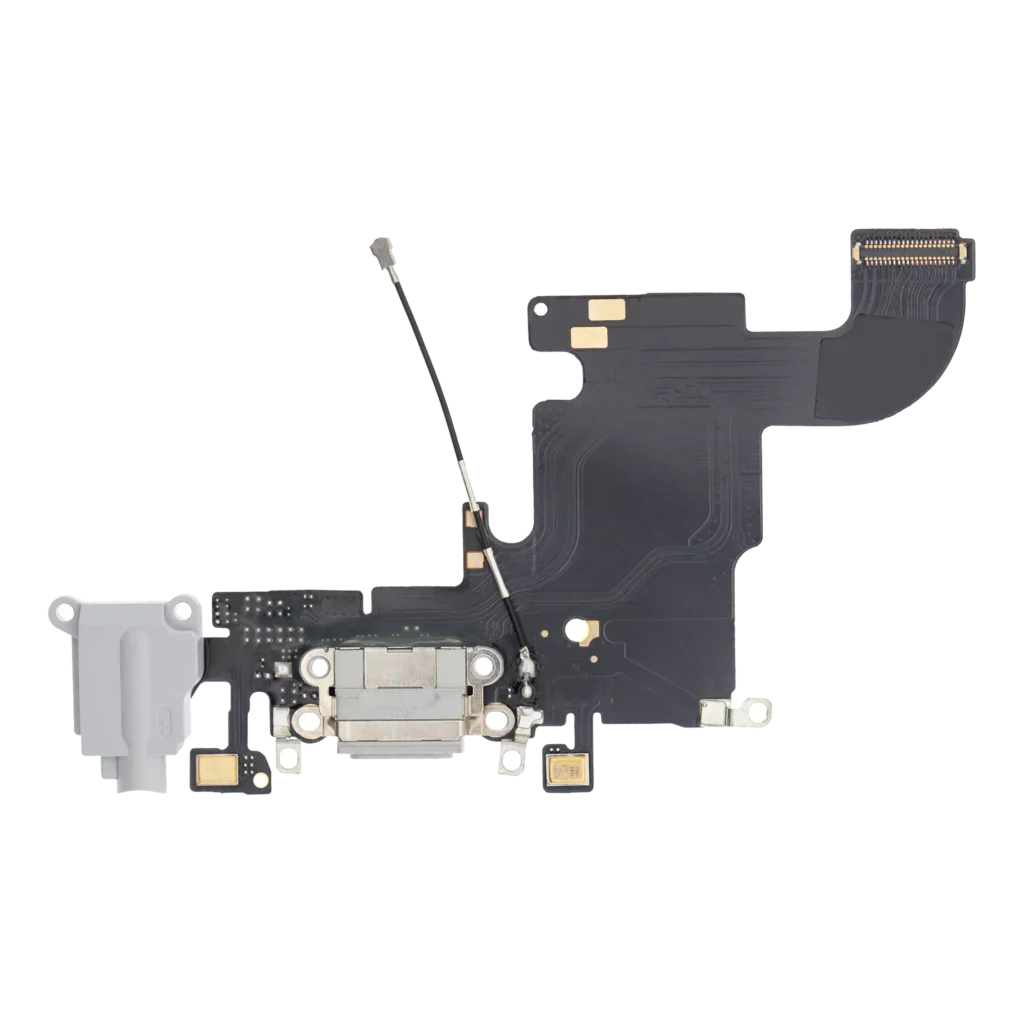 Charging Port Flex Cable For iPhone 6S (Aftermarket) (Silver)