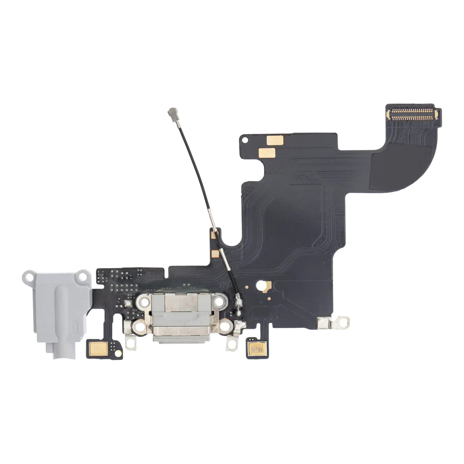 Charging Port Flex Cable For iPhone 6S (Aftermarket) (Silver)