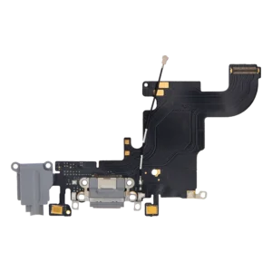 Charging Port Flex Cable For iPhone 6S (Premium) (Space Gray)