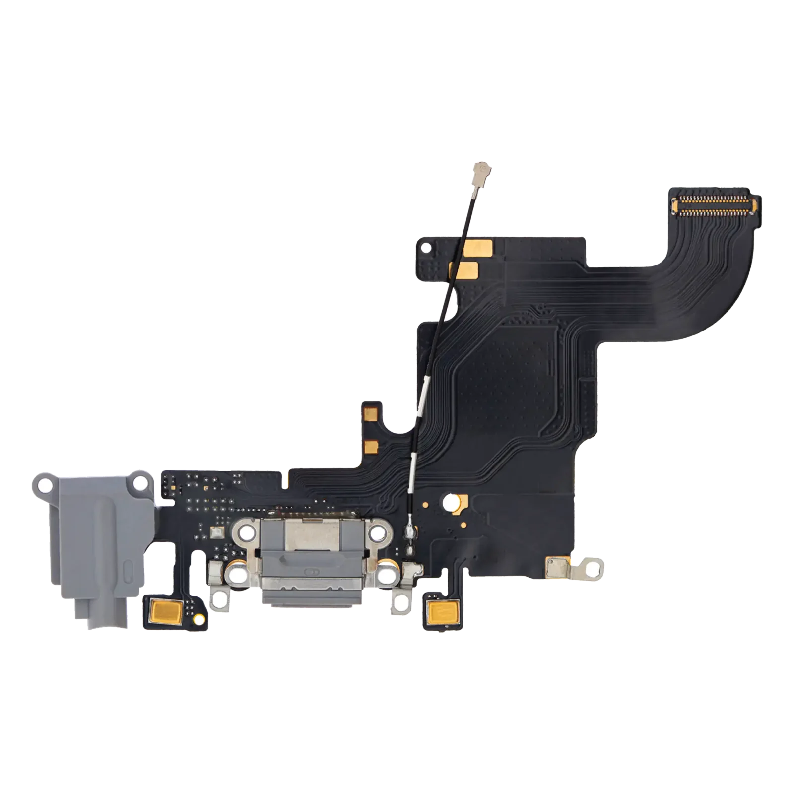 Charging Port Flex Cable For iPhone 6S (Premium) (Space Gray)
