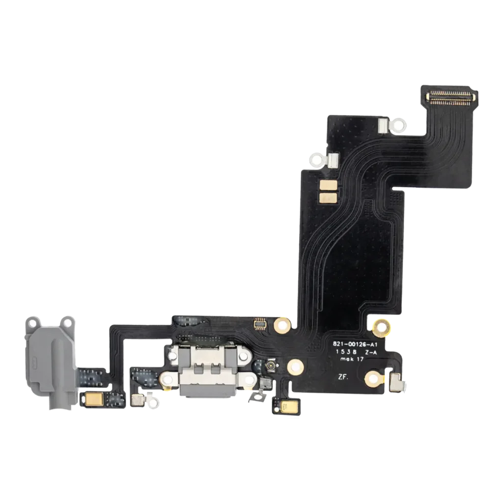 Charging Port Flex Cable For iPhone 6S Plus (Aftermarket) (Space Gray)