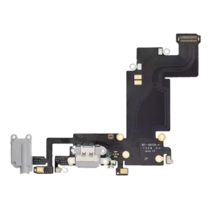 Charging Port Flex Cable For iPhone 6S Plus (Premium) (Silver)