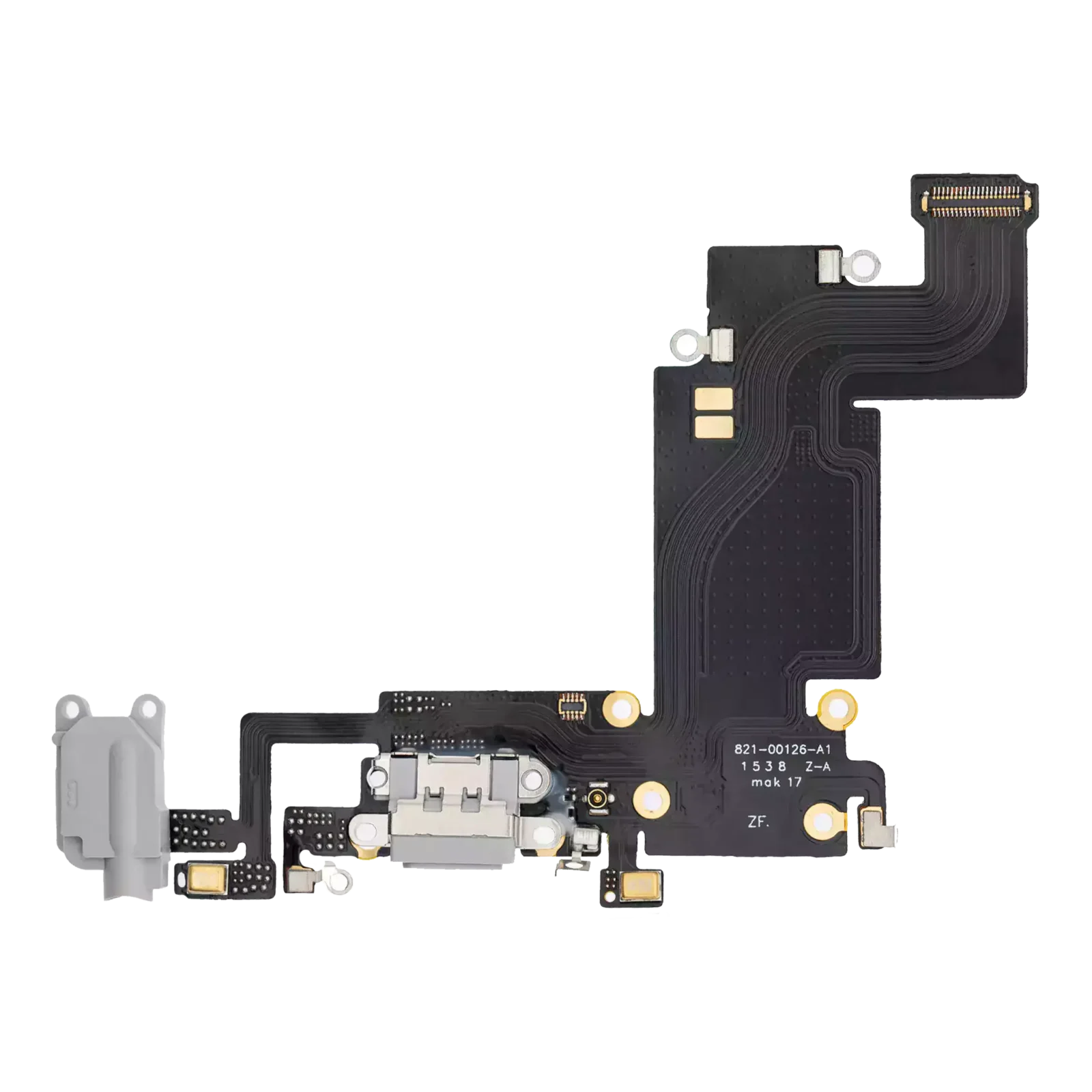 Charging Port Flex Cable For iPhone 6S Plus (Premium) (Silver)