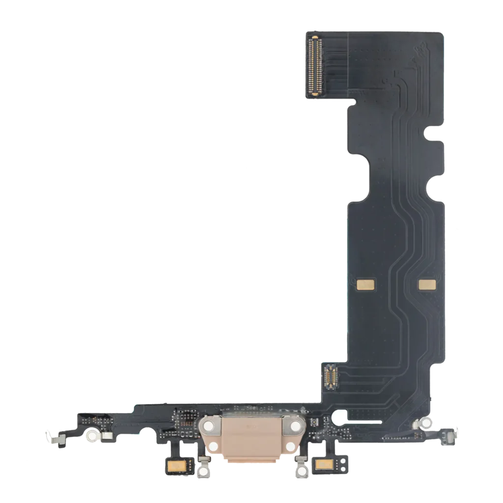 Charging Port Flex Cable For iPhone 8 Plus (Aftermarket) (Gold)