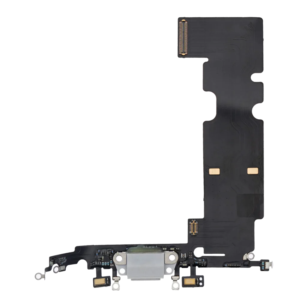 Charging Port Flex Cable For iPhone 8 Plus (Premium) (Silver)