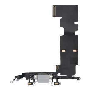 Charging Port Flex Cable For iPhone 8 Plus (Premium) (Silver)