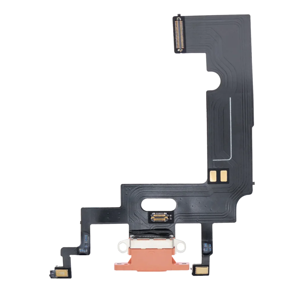 Charging Port Flex Cable For iPhone XR (Aftermarket) (Coral)