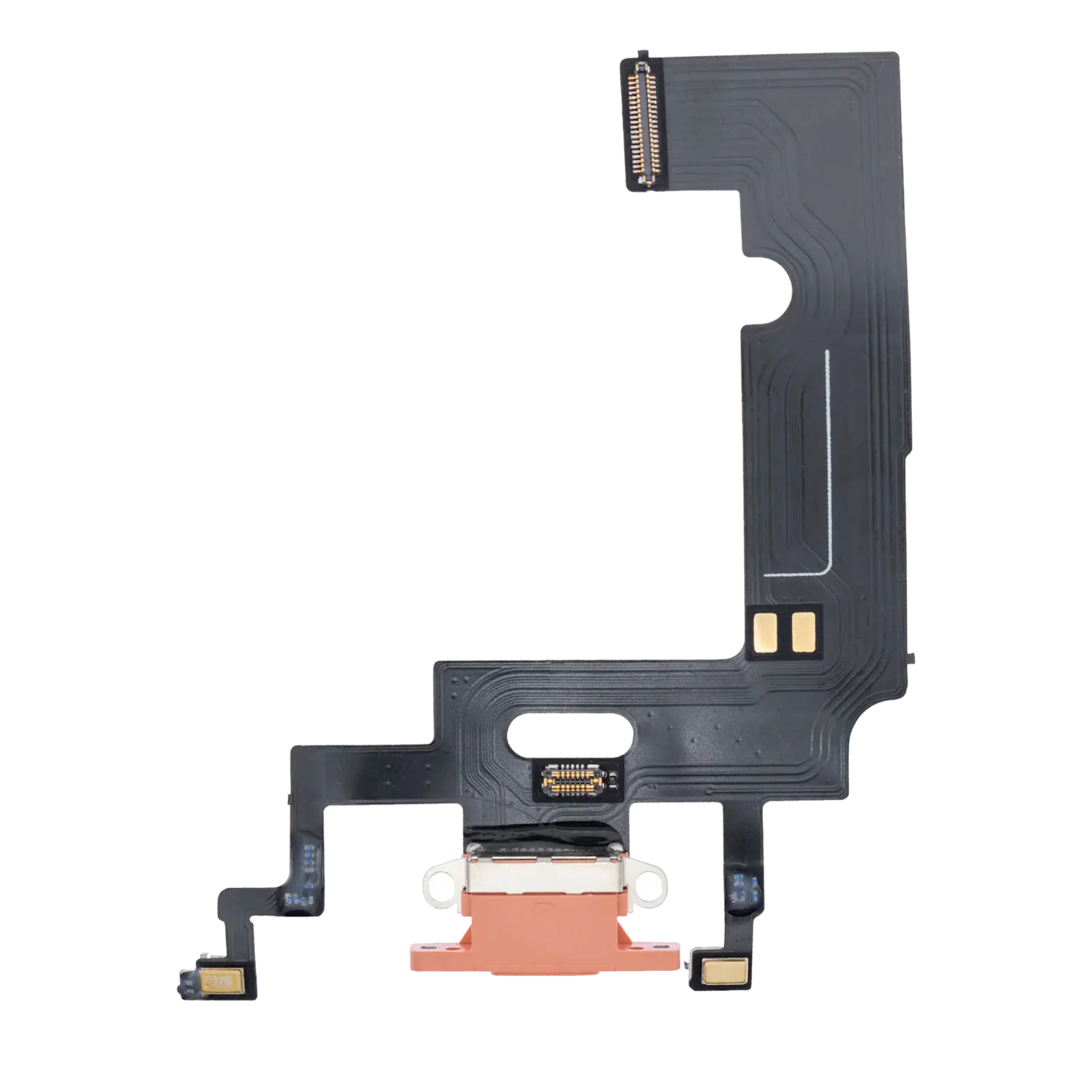 Charging Port Flex Cable For iPhone XR (Aftermarket) (Coral)