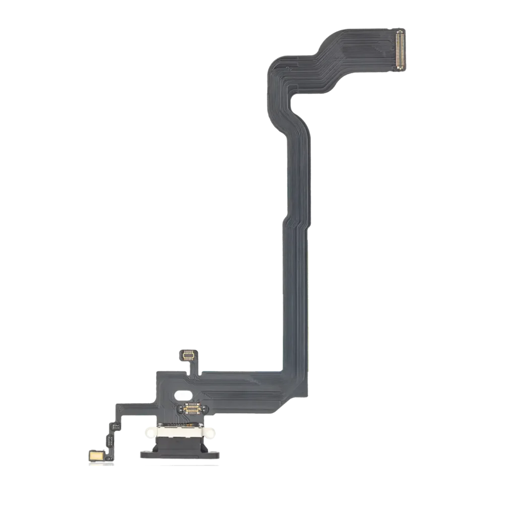 Charging Port Flex Cable For iPhone X (Aftermarket) (Space Gray)