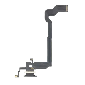 Charging Port Flex Cable For iPhone X (Aftermarket) (Space Gray)