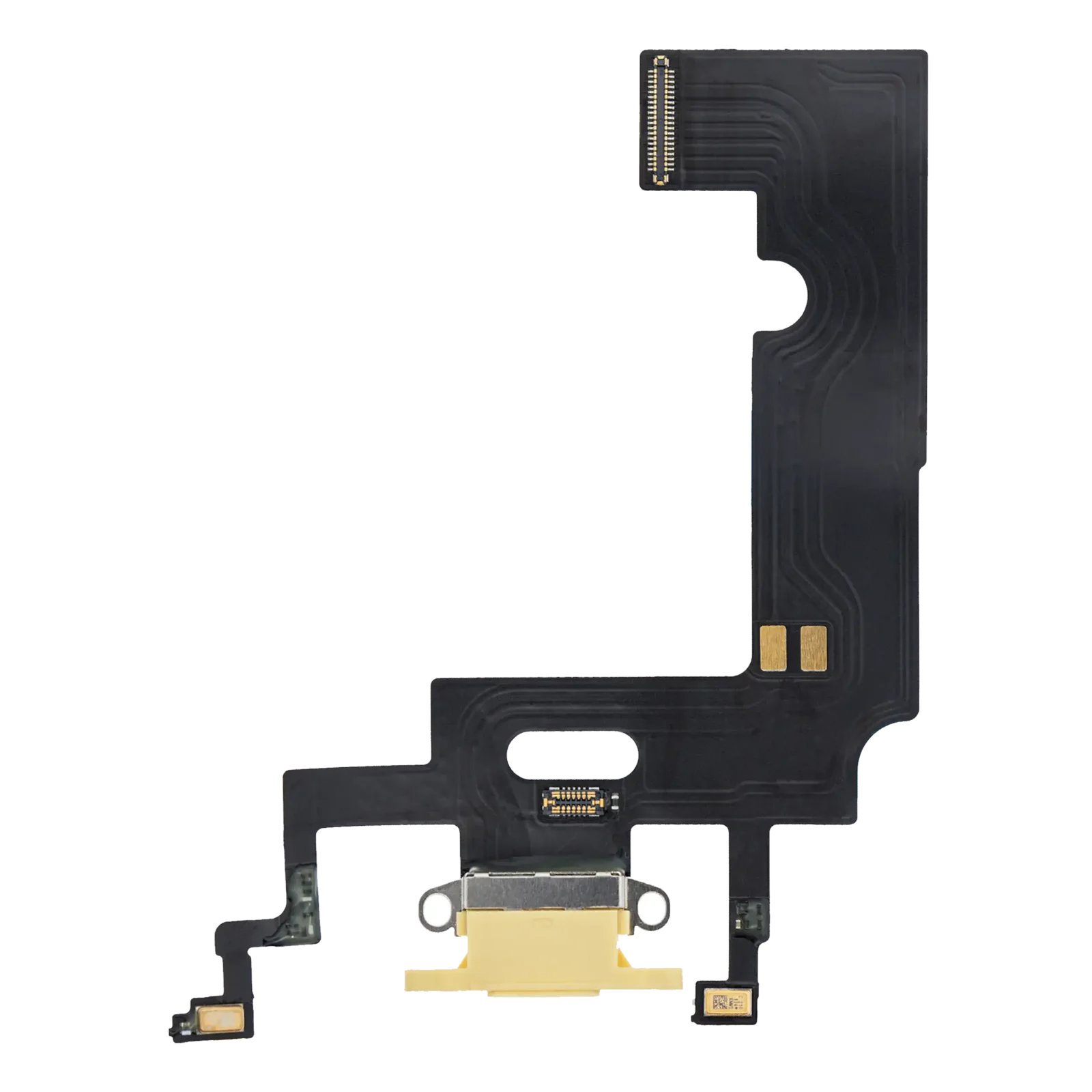 Charging Port Flex Cable For iPhone XR (Premium) (Yellow)