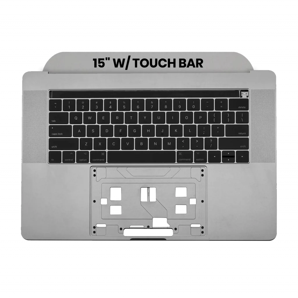 Top Case with Keyboard (ANSI US) For MacBook Pro 15" A1707 (2016-2017) (Used OEM Pull: Grade A) (Space Gray)