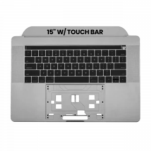 Top Case with Keyboard (ANSI US) For MacBook Pro 15" A1707 (2016-2017) (Used OEM Pull: Grade A) (Space Gray)