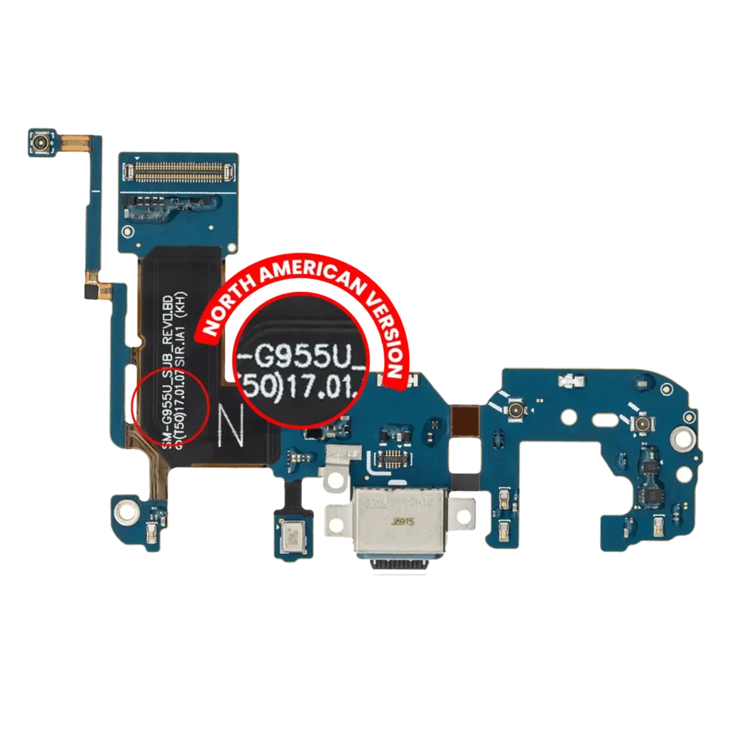 Charging Port With Flex Cable For Samsung Galaxy S8 Plus (G955U) (US Version) (Service Pack)