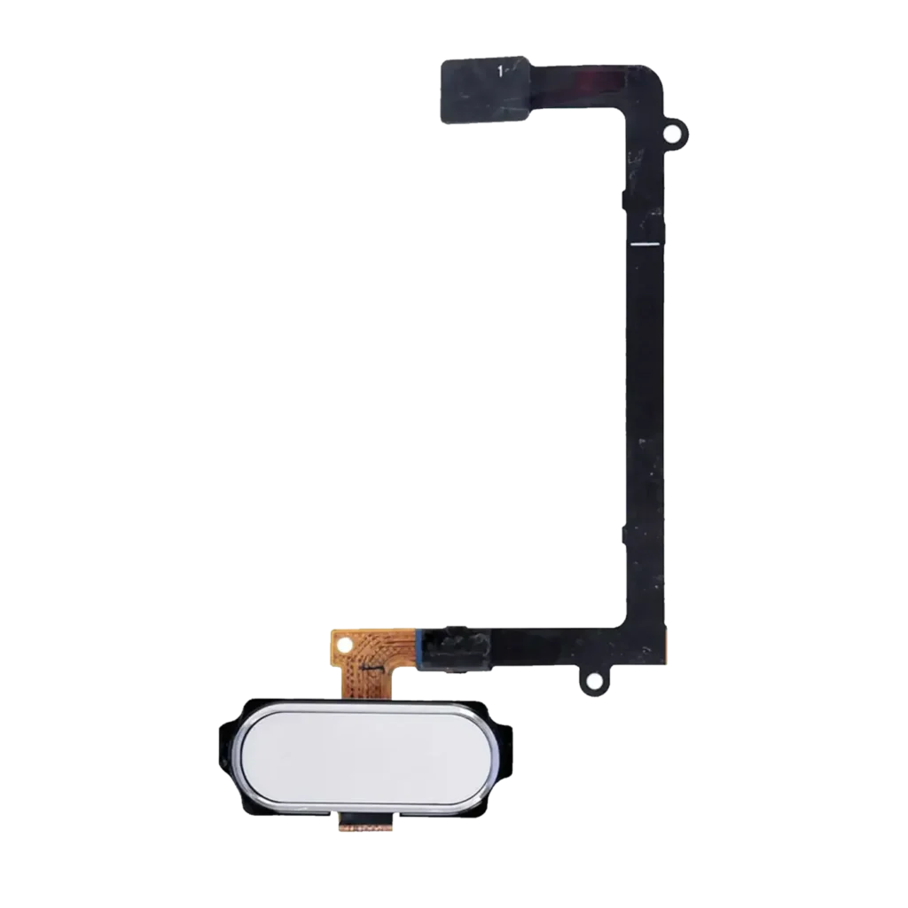 Home Button With Flex Cable For Samsung Galaxy S6 Edge (White)