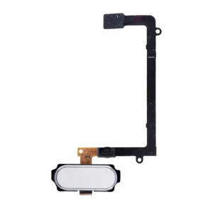 Home Button With Flex Cable For Samsung Galaxy S6 Edge (White)