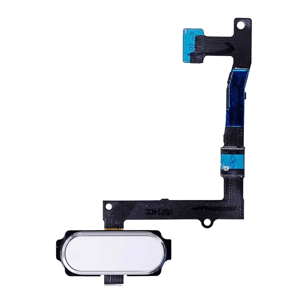 Home Button With Flex Cable For Samsung Galaxy S6 Edge Plus (White Pearl)