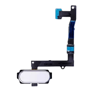 Home Button With Flex Cable For Samsung Galaxy S6 Edge Plus (White Pearl)