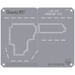 Bumblebee Stencil (QS647) For Samsung S20 G988B/BR Middle Frame (Qianli)