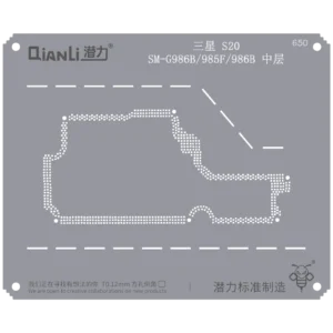 Bumblebee Stencil (QS650) For Samsung S20 SM-G986B/G985F/986B Middle Frame (Qianli)