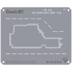 Bumblebee Stencil (QS651) For Samsung S20 SM-G986B/G985F/986N Middle Frame (Qianli)
