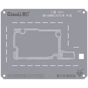 Bumblebee Stencil (QS653) For Samsung S21 Plus SM-G996U/O/D/W Middle Frame (Qianli)
