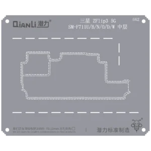 Bumblebee Stencil (QS662) For Samsung Z Flip 3 5G SM-F711U/B/N/O/D/W Middle Frame (Qianli)