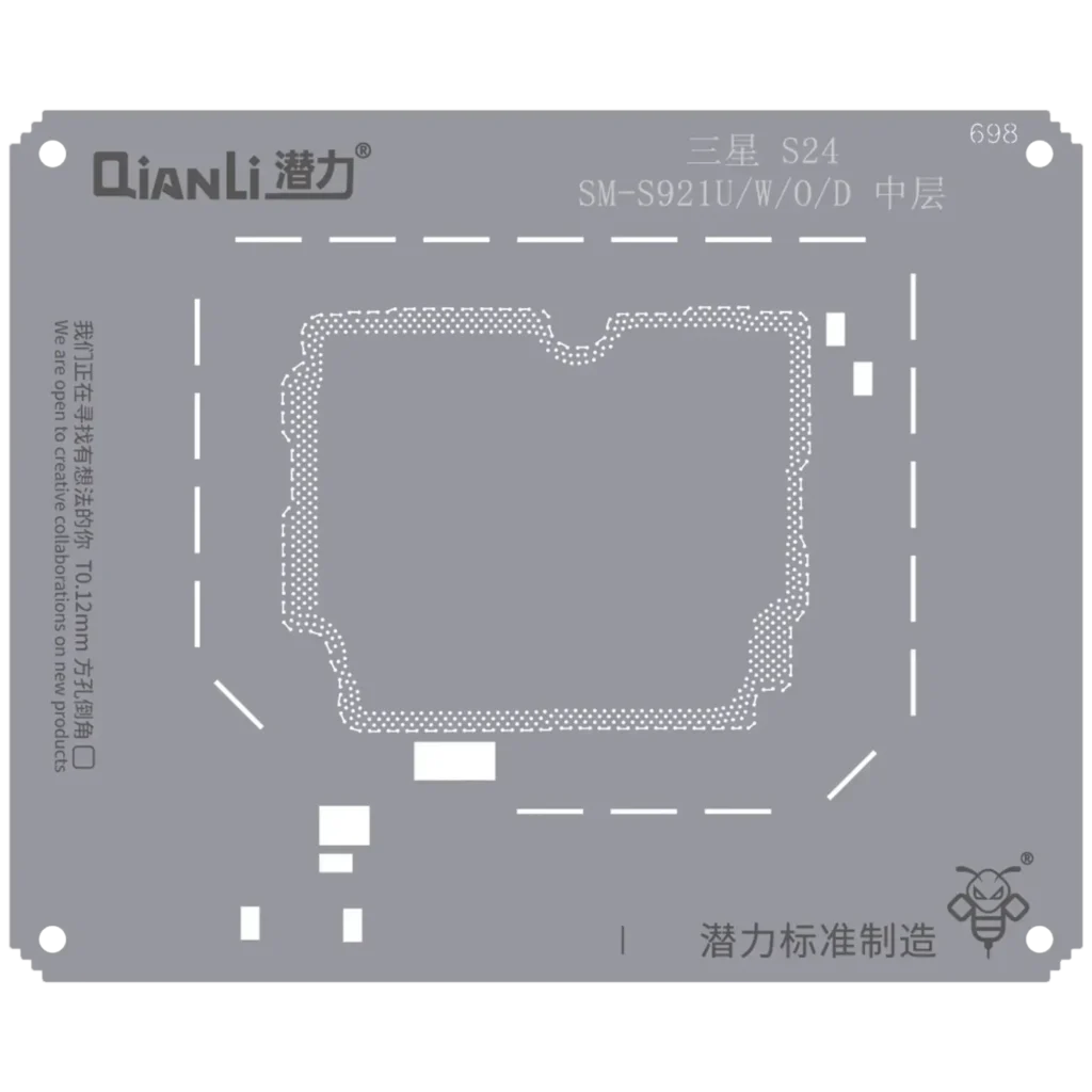 Bumblebee Stencil (QS698) For Samsung S24 SM-S921U/W/0/D Middle Layer (Qianli)