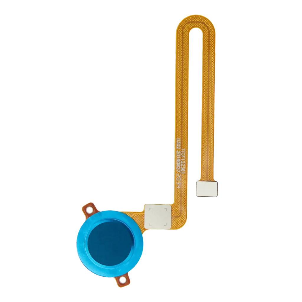 Fingerprint Reader With Flex Cable For Motorola Moto E6 Play (XT2029 / 2019) (Turquoise Blue)