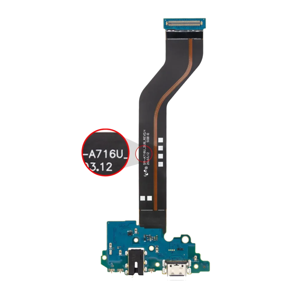 Charging Port With Headphone Jack For Samsung Galaxy A71 5G (A716U / 2020) (US Version) (Premium)