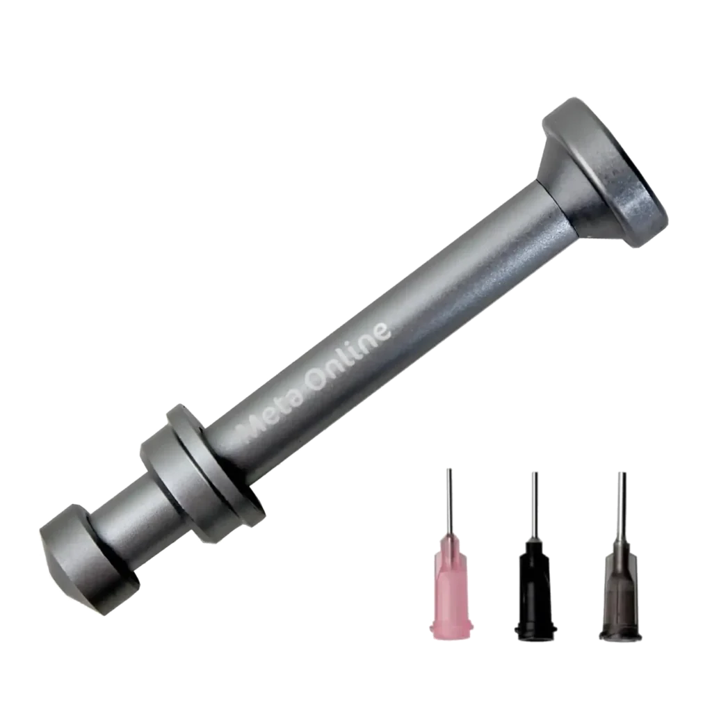 Metal Syringe Plunger for Solder Paste/Flux/Glue/Solder Mask (PolarTronix)
