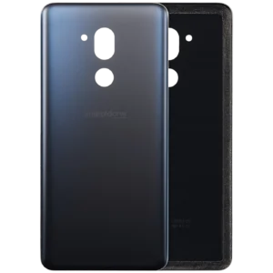Back Cover Glass With Adhesive Pre-Installed For LG G7 One (New Aurora Black)