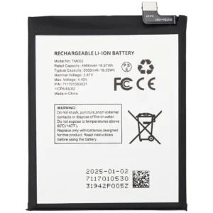 Replacement Battery For T-Mobile Revvl 7 / Revvl 7 Pro / T Phone 2 Pro 5G (TM002)