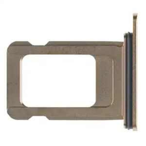 Single Sim Card Tray For iPhone 11 Pro / 11 Pro Max (Service Pack) (Gold)