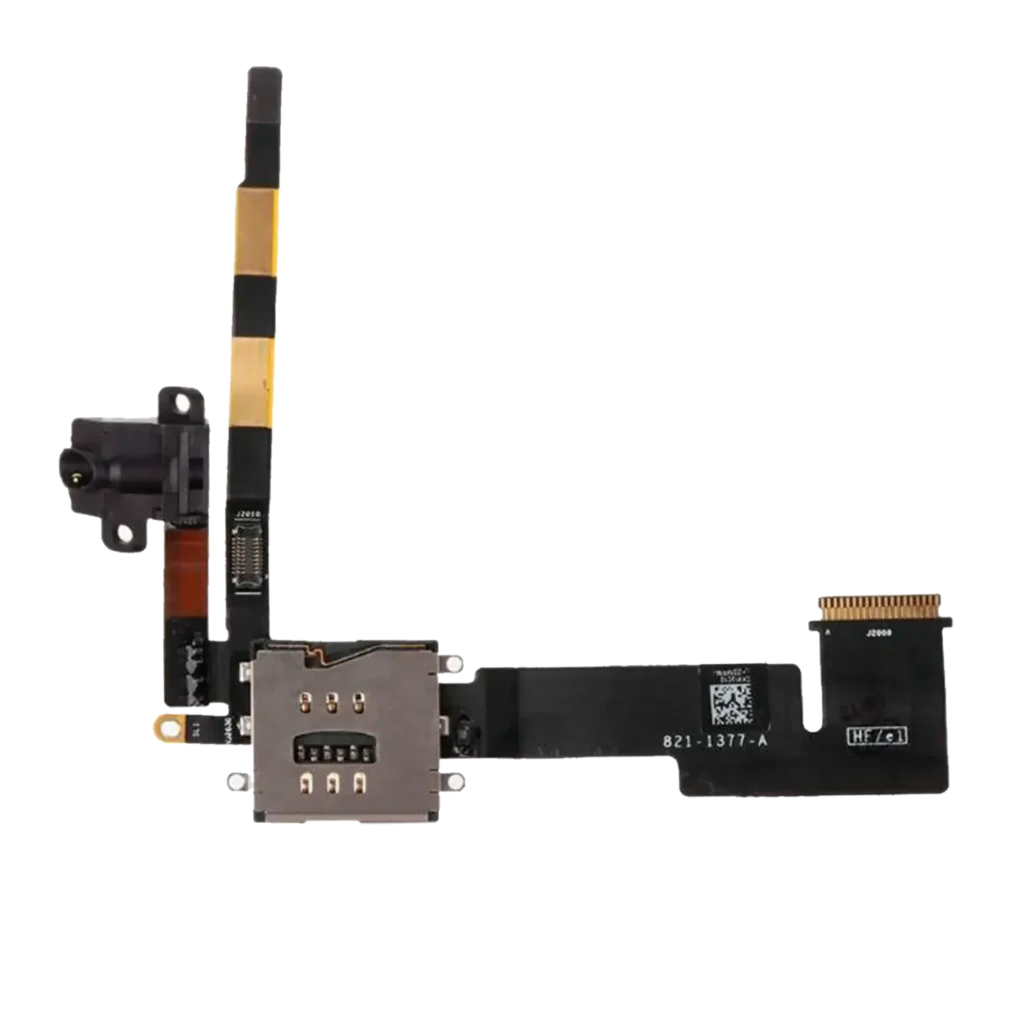 Headphone Jack And Sim Card Holder Flex Cable For iPad 2 (3G)