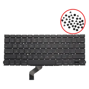 Keyboard W/ Backlight & Screws (US English) For MacBook Pro 13" A1425 (2012-2013)