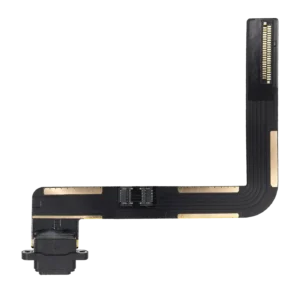 Charging Port Flex Cable For iPad Air 1 / iPad 5 (2017) / iPad 6 (2018) (Soldering Required) (Aftermarket Plus) (Black)