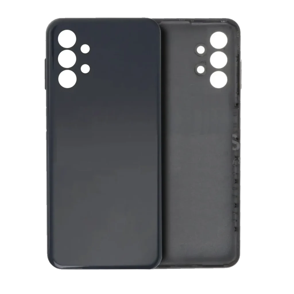 Back Cover Glass For Samsung Galaxy A13 4G (A135 / 2022) (Service Pack) (Black)