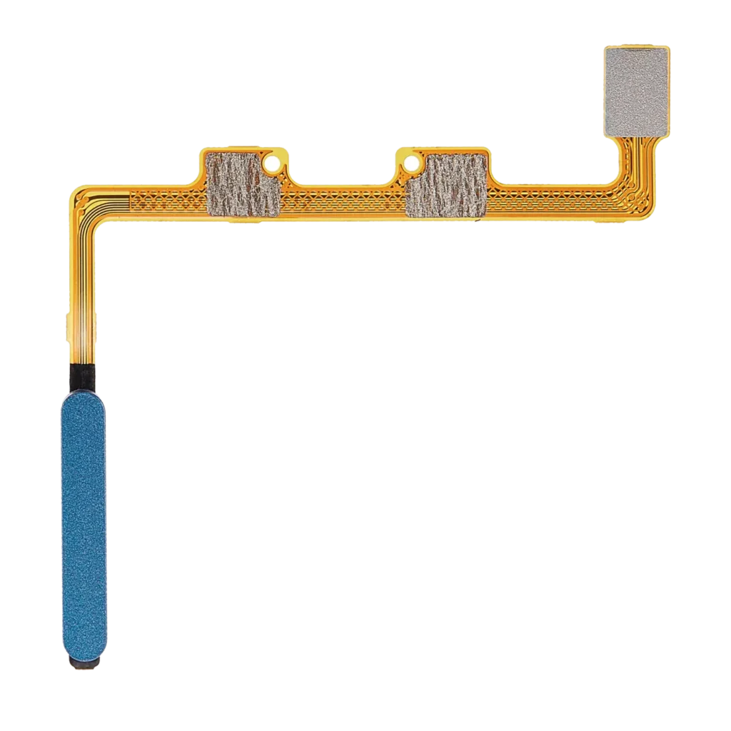 Fingerprint Reader With Flex Cable For Motorola Edge 20 Pro (XT2153-1 / 2021) (Blue Vegan Leather)